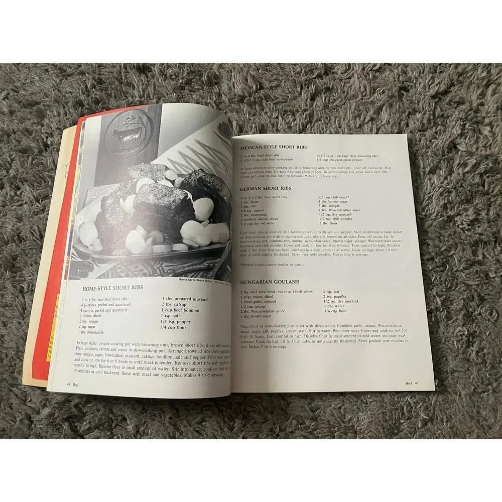 Crockery Cookery By Mabel Hoffman - 1975 Vintage Cookbook Paperback